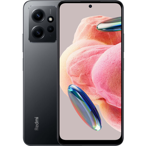 Смартфон Xiaomi Redmi Note 12 4G 8/256 ГБ RU, Dual nano SIM, Onyx Gray смартфон xiaomi redmi note 12 pro 8 256 гб ru dual nano sim белый