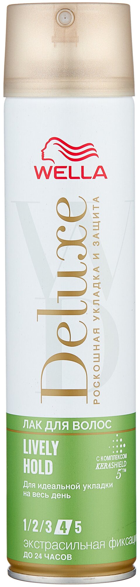 фото Wella Лак для волос Deluxe Lively hold, экстрасильная фиксация