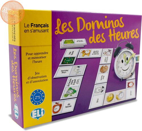 GAMES: [A1-A2]: LES DOMINOS DES HEURES (New Ed) / Домино-время, ур. A1-A2