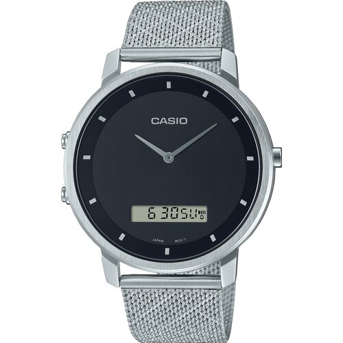 Наручные часы CASIO Collection, черный, серебряный наручные часы casio mtp vd02g 1e