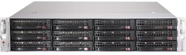 Серверный корпус 2U Supermicro CSE-826BE2C-R741JBOD 740 Вт чёрный