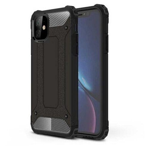 фото Противоударная накладка sgp tough armor tech для apple iphone 11 черный opt-mobile