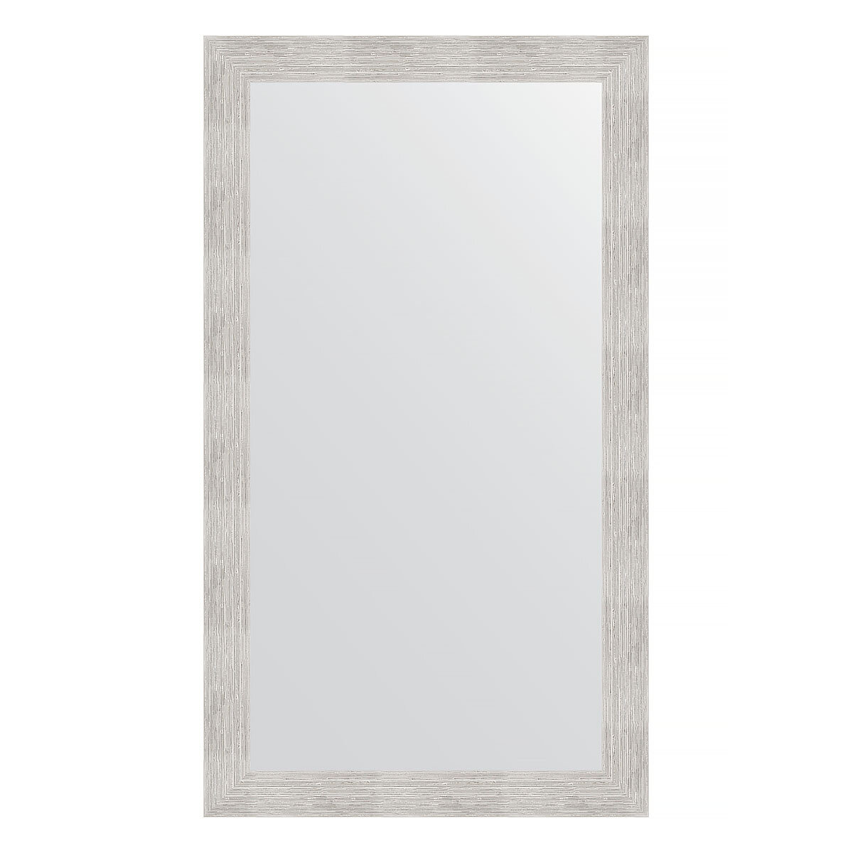 Зеркало настенное EVOFORM в багетной раме серебряный дождь, 66х116 см, для гостиной, прихожей, кабинета, спальни и ванной комнаты, BY 3208