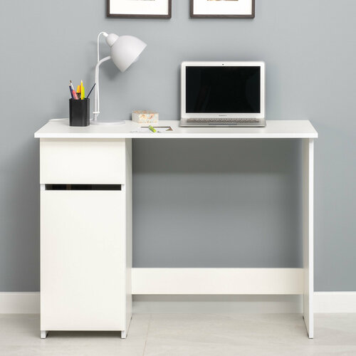 Стол письменный Санди 12.151.06 Белый РЕ шагрень