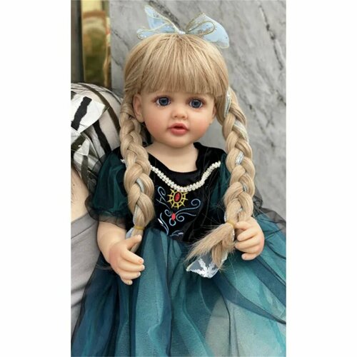 фото Кукла реборн виниловая 55см в пакете (fa-144) npk doll