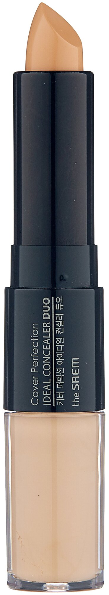 The Saem Консилер Cover Perfection Ideal Concealer Duo, оттенок 1.5 Natural Beige, , 1