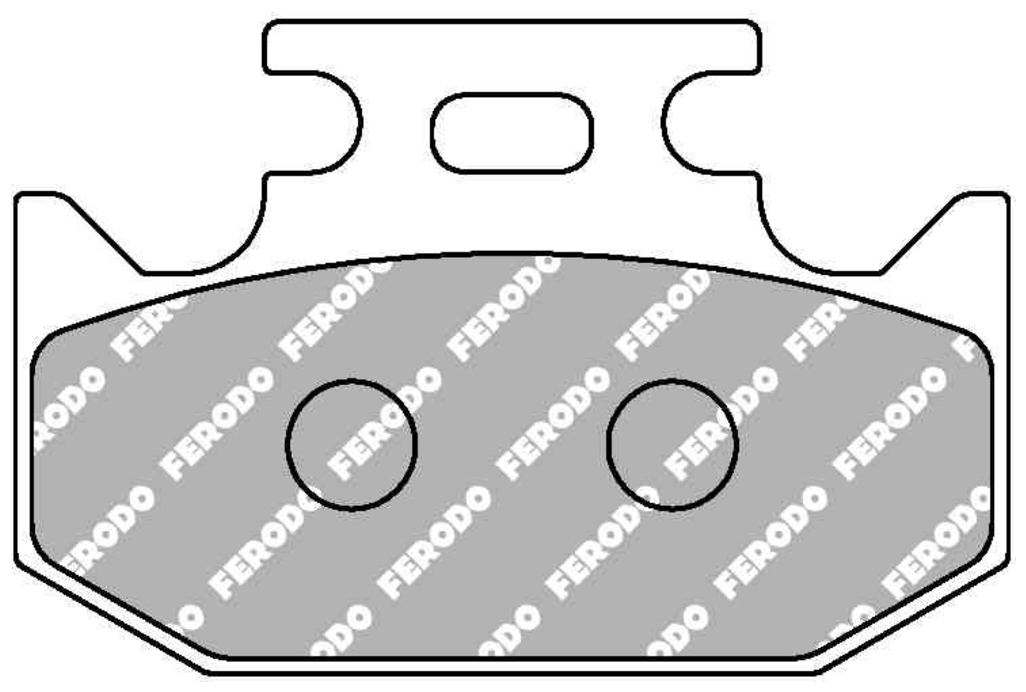 Тормозные колодки дисковые FERODO(FDB659P)
