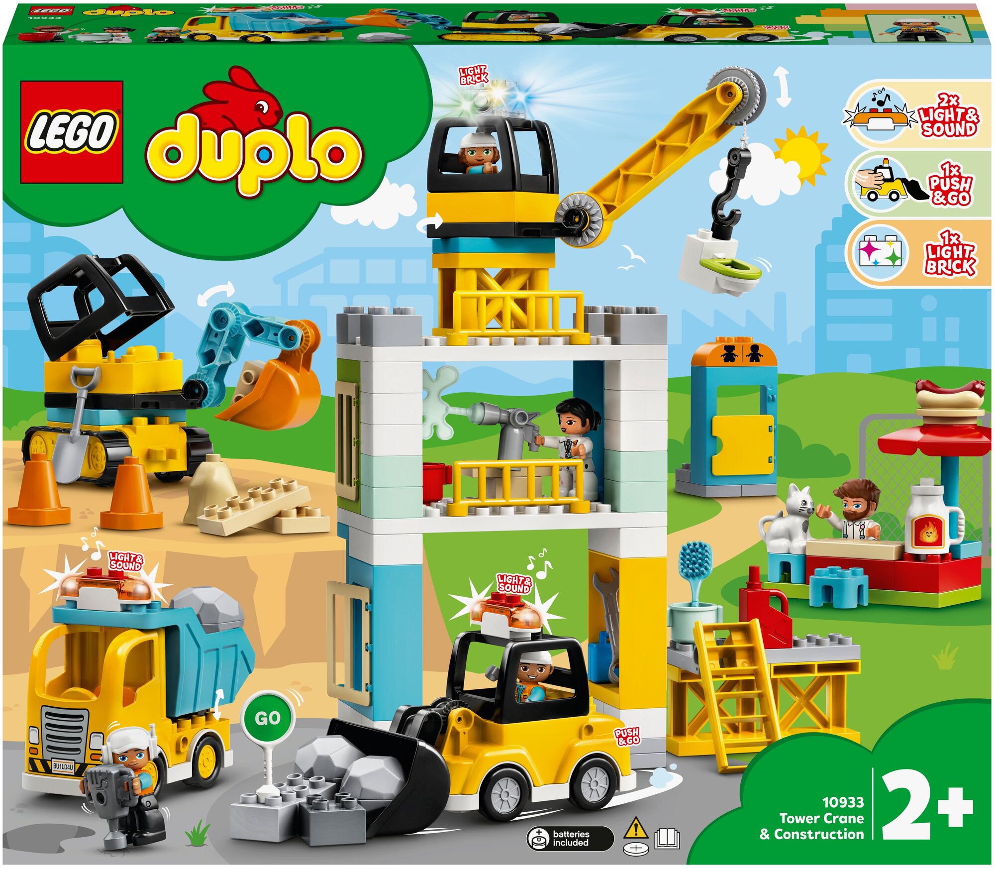 LEGO DUPLO Башенный кран на стройке 10933