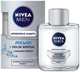 Лосьон после бритья "Серебряная защита" с ионами серебра Nivea, 100 мл