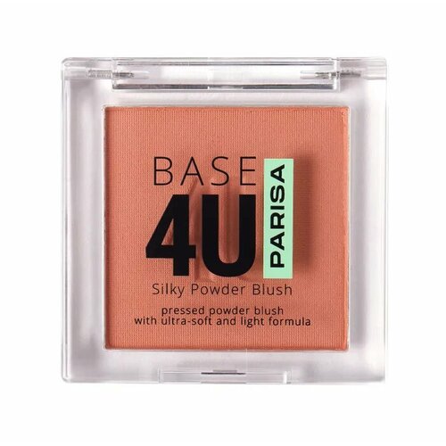 Румяна для лица Parisa Cosmetics Base 4U т. 03 Персиковый румяна для лица parisa cosmetics 09 шоколадно коричневый 5г