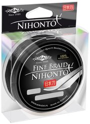 Плетеный шнур MIKADO Nihonto Fine Braid d=0.06 мм, 15 м, 3.25 кг, black