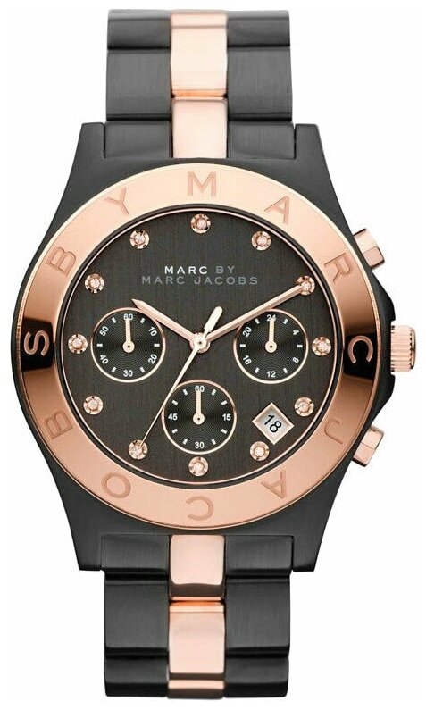 Наручные часы MARC JACOBS MBM3180, черный, золотой