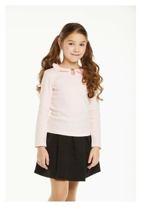 Школьная блуза Снег, размер 140-146, розовый