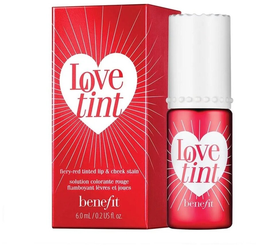 Benefit Жидкий пигмент для губ и щек, Love Tint