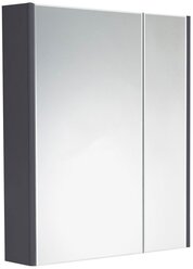 Шкаф-зеркало для ванной Roca Ronda 60, (ШхГхВ): 60х14.5х78 см, белый глянец/антрацит