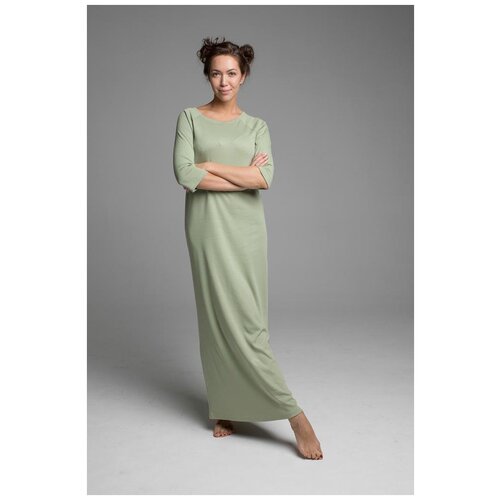 Женская ночная сорочка SLEEP &HOME (цвет-Оливковый размер-M)