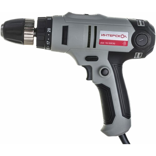 Дрель-шуруповерт Интерскол ДШ-10320Э2 320 Вт 6047₽