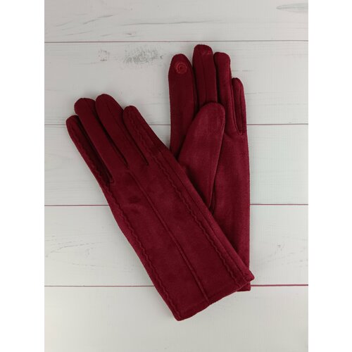 фото Перчатки , размер onesize, бордовый без бренда