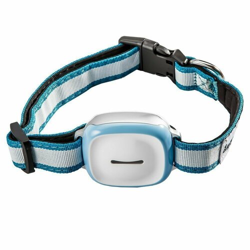 Беспроводной GPS-трекер для домашних животных GPOINT011 голубой, водонепроницаемый ошейник для собак и кошек