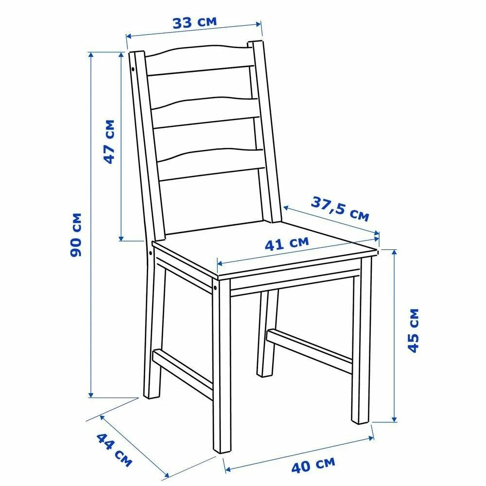 Комплект изделий (стол + 4 стула) «Вествик» арт.414175002300 /Белый лак/ - фотография № 4