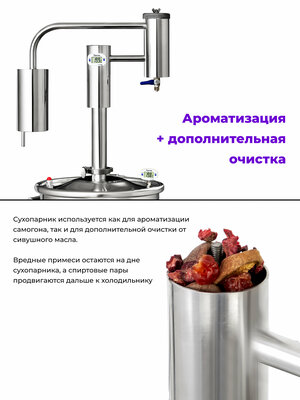 Холодильник с сухопарником для самогонного аппарата купить в Москве