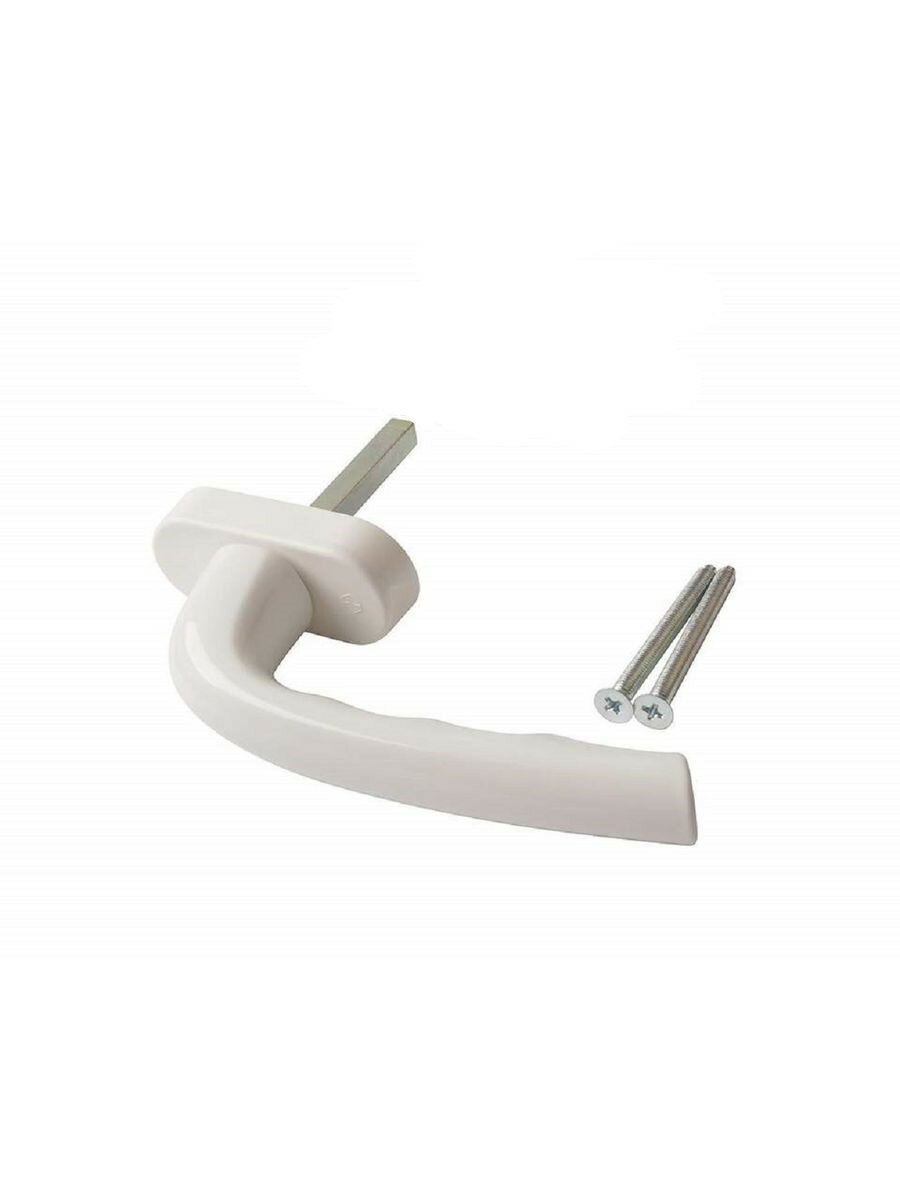 фото Ручка для окон ПВХ HOPPE (металл) штифт 35мм, 8 поз, белая