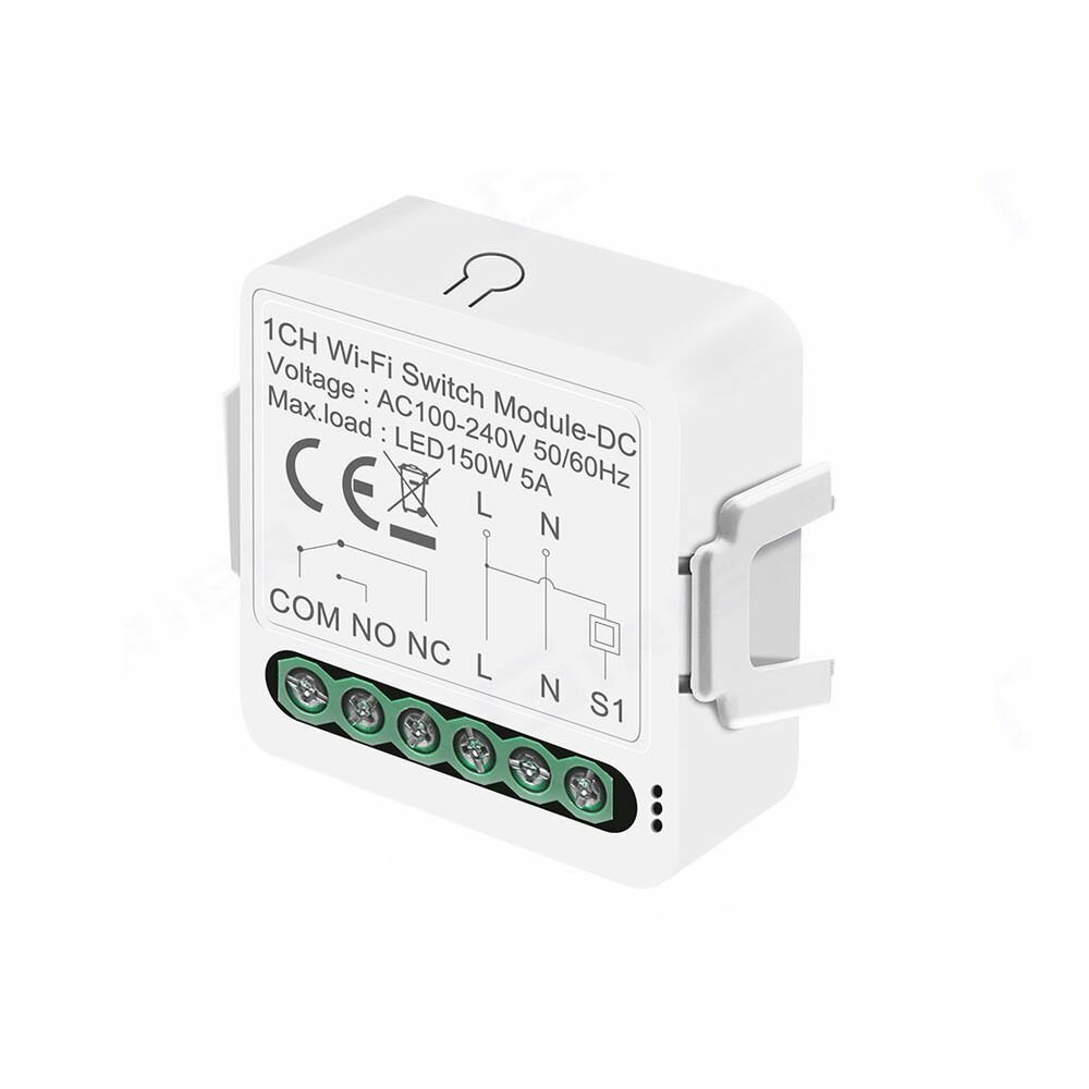 Реле ZigBee с сухими контактами с возможностью крепления на дин рейку для управлением котлом отопления и др. Работает с Алисой. — фото 1