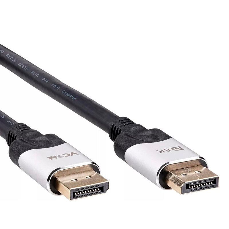 Кабель интерфейсный DisplayPort- DisplayPort VCOM v1.4, 8K@60Hz, 10m, медь - фото №5