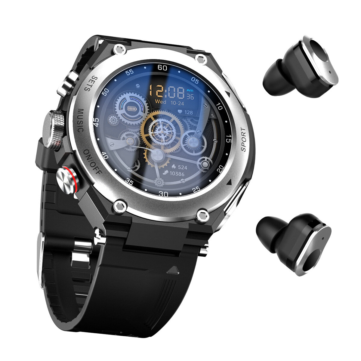 Смарт-часы с Bluetooth-наушниками T92