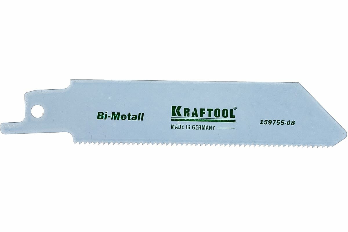 Пильное полотно для сабельной пилы Kraftool 159755-08, 140 мм