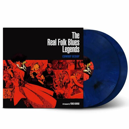 The Seatbelts, Yoko Kanno - The Real Folk Blues Legends - Cowboy Bebop (Blue Vinyl) новая лимитированная цветная пластинка