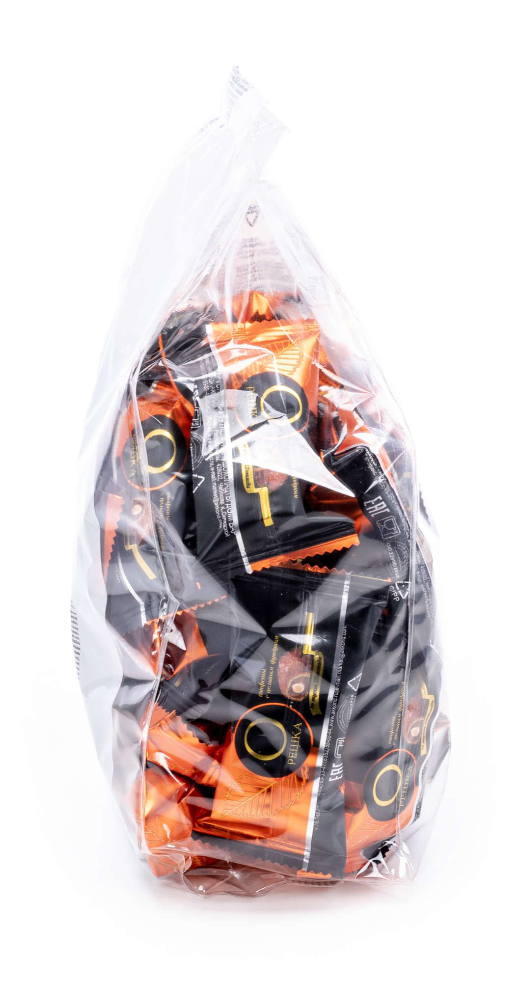 конфеты "Орешка" с цел.фундуком со вкусом Шоколада 500 гр. акконд - фотография № 9