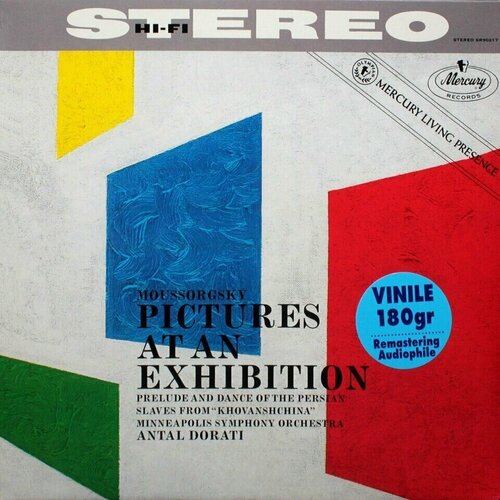 Mussorgsky-Pictures at an Exhibition/Khovanshchina-Dorati/Minneapolis SO*sealed! < Mercury LP (Виниловая пластинка 1шт)