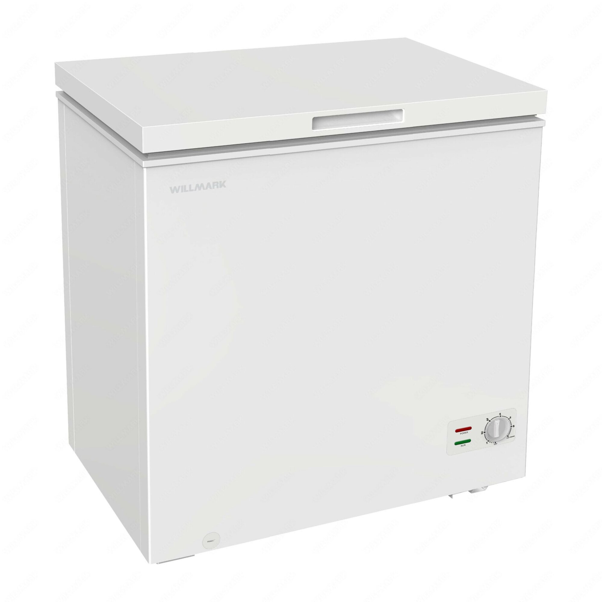 WILLMARK Морозильный ларь WILLMARK CF-250CS Голубой (компрессор TOSHIBA, до -24С, 225л, 2 корзины) белый