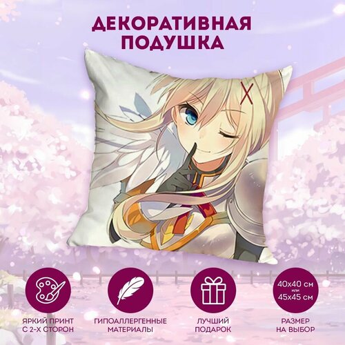 Декоративная подушка KonoSuba (Богиня благословляет этот прекрасный мир) 40 см. MD1453