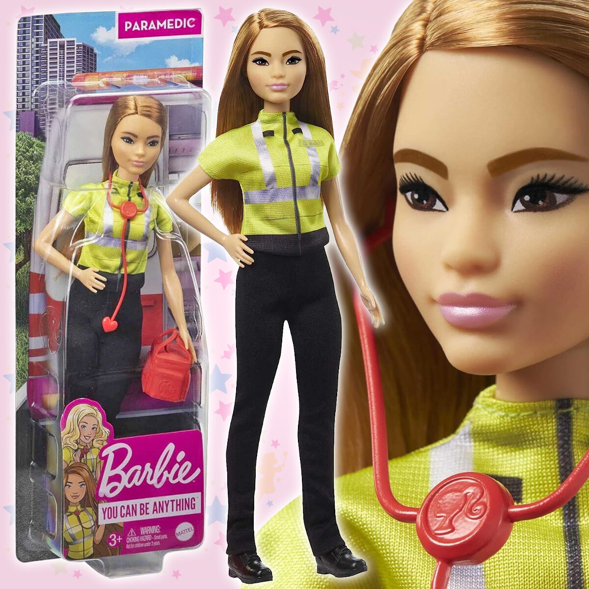 Кукла Барби серия Barbie Карьера Career "Медицинский работник"