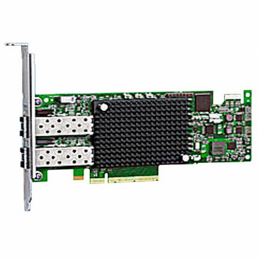 Emulex LPe16002B-M6 Gen 5 (16GFC), 2-port, 16Gb/s, PCIe Gen3 x8, LC MMF 100m, трансивер установлен, RTL {10}