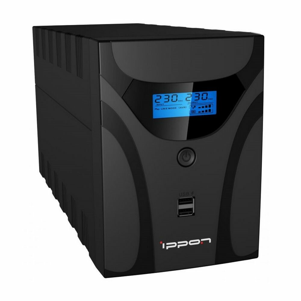 IPPON Источник бесперебойного питания IPPON ИБП Ippon Smart Power Pro II 2200 1200W/2200VA (1005590) (803642) Smart Power Pro II 2200