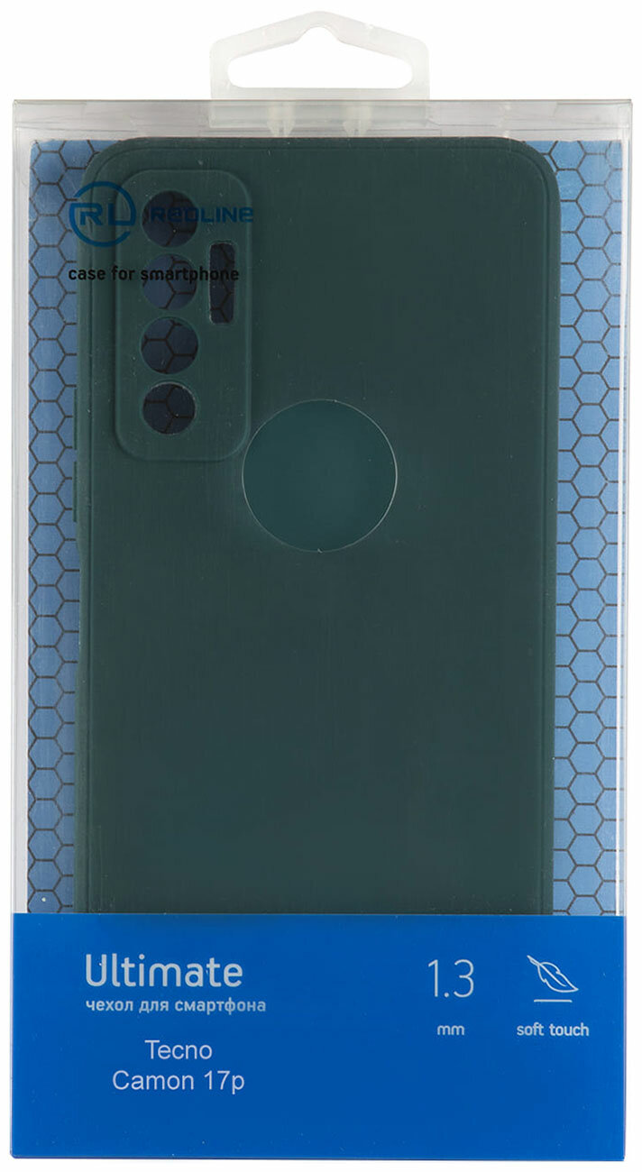 Чехол Red Line для Tecno Camon 17p Ultimate Blue УТ000026963 - фото №10