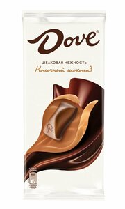 Шоколад Dove молочный, 90г - 1 шт