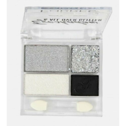 Farres cosmetics Тени для век, All Over Glitter четырехцветные, тон 03