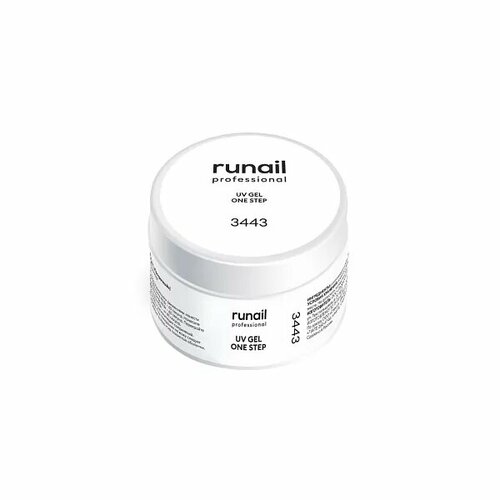 Однофазный UV-гель RuNail (Рунейл) professional 3443, 15 мл