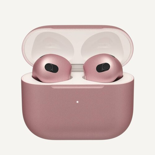 Беспроводные наушники Apple AirPods 3 3-го поколения Lightning без беспроводной зарядки чехла custom розовое золото 25990₽