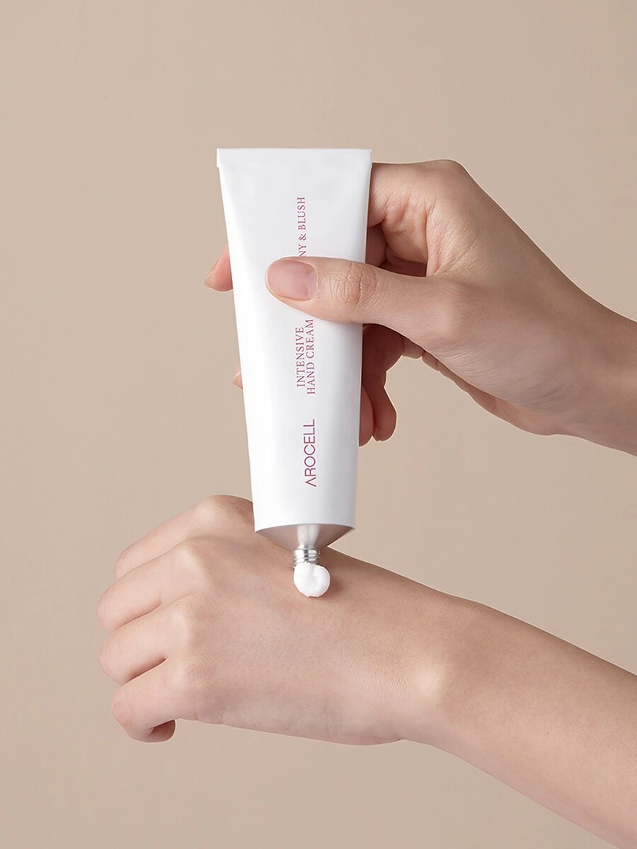 Омолаживающий крем для рук – цвет пиона Arocell Intensive Hand Cream – 01 Peony Blush 50 мл — фото 1