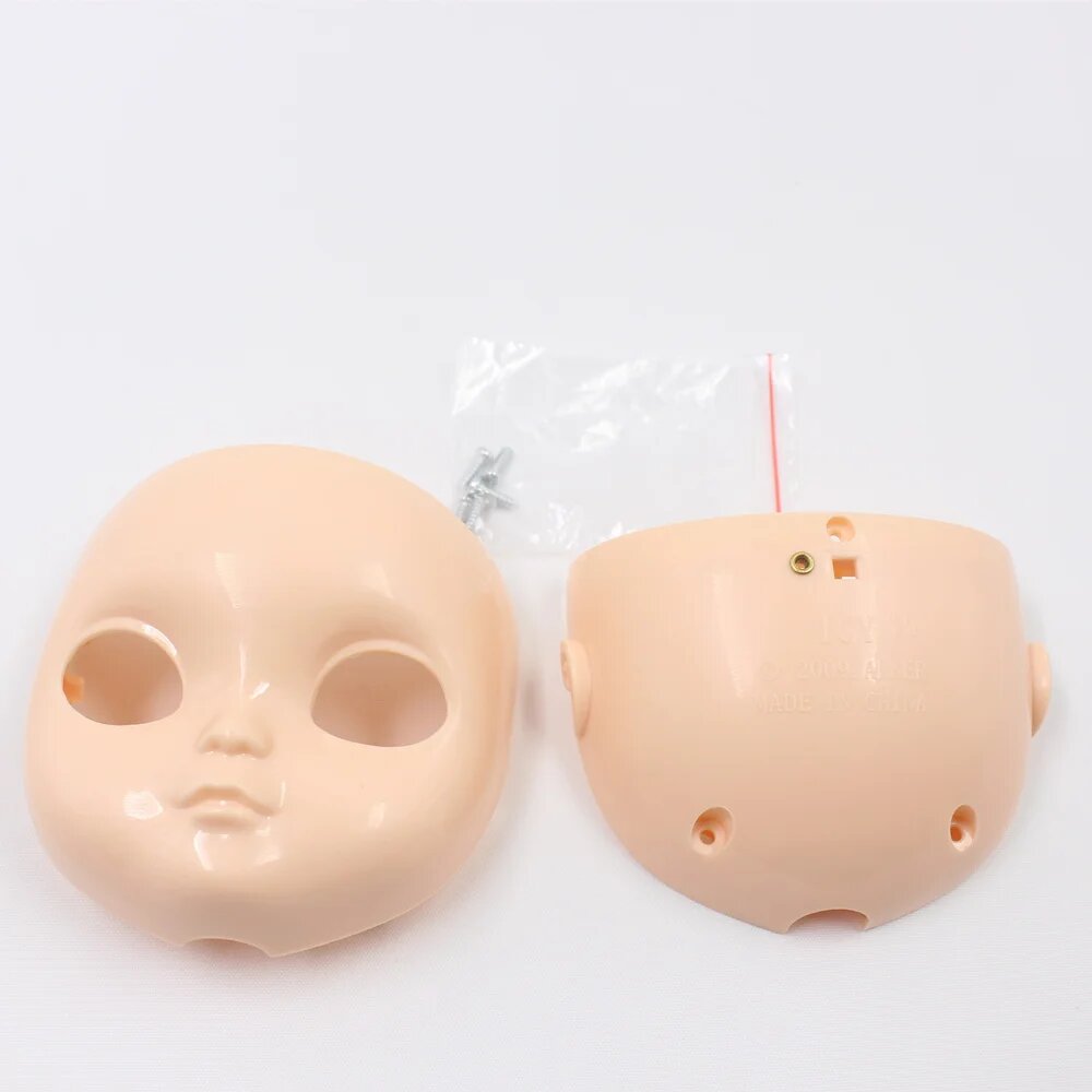 Icy doll face faceplate, No makeup or makeup, only for icy doll, 1 piece, Розовый, Унисекс