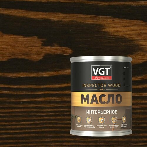 фото Масло интерьерное vgt premium inspector wood (1,8л) палисандр