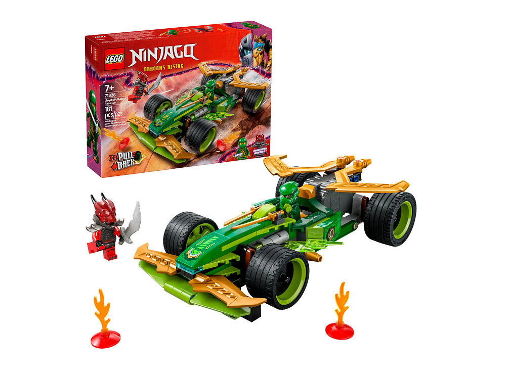 Конструктор LEGO Ninjago Конструктор Инерционный гоночный автомобиль Ллойда 71828