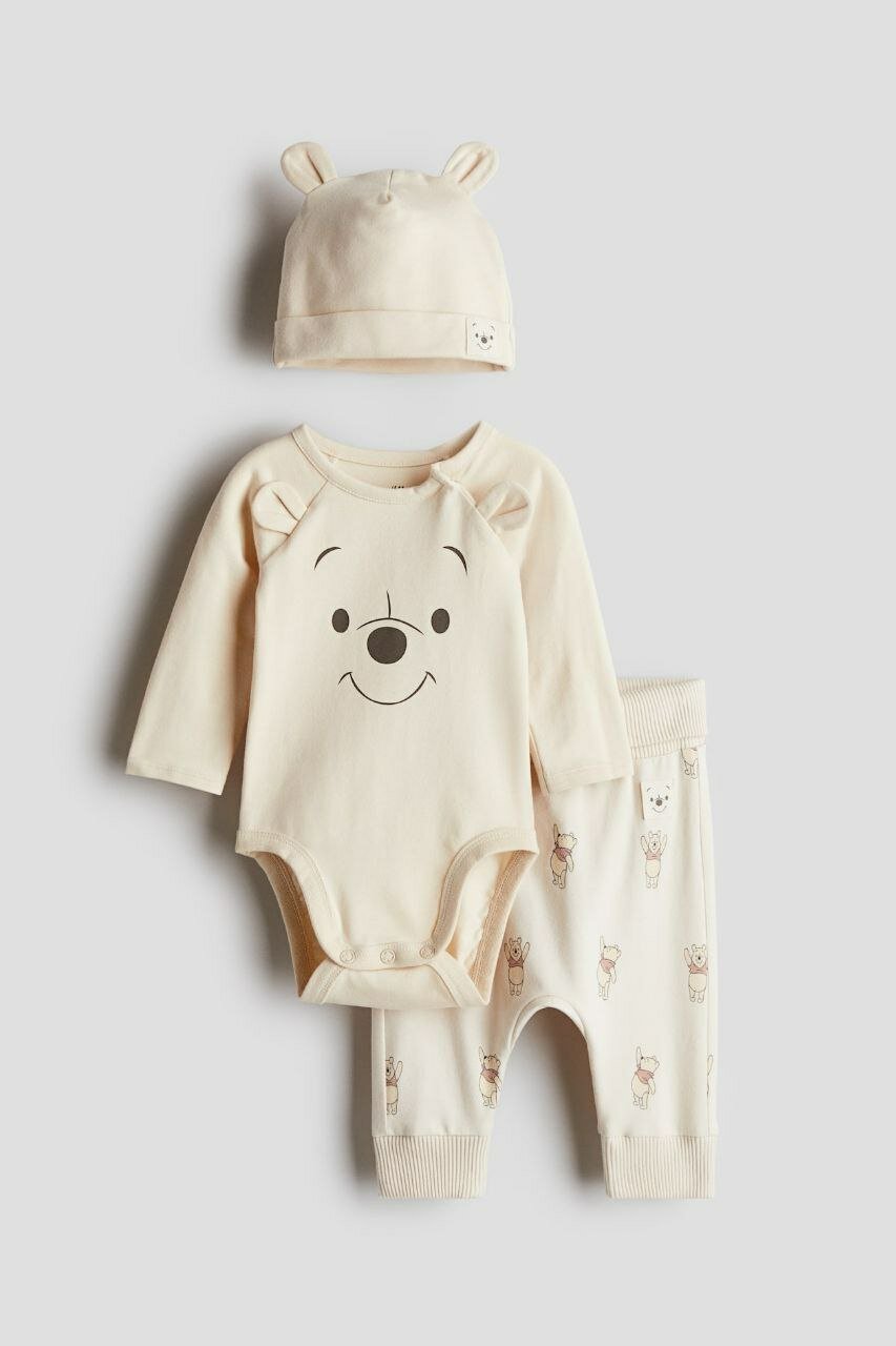Комплект одежды H&M, размер 68, бежевый