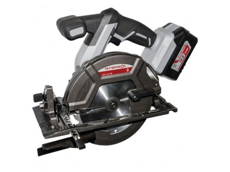 Циркулярная пила (дисковая) интерскол дпа-165/18в (ручная) D диска:165мм (577.4.1.70)