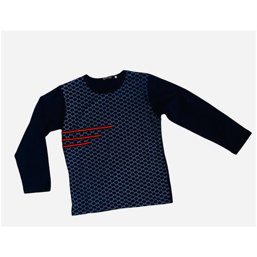 фото Футболка с длинным рукавом синяя xxl gucci